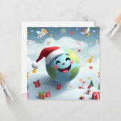 冬のグリーティングカード カード (正面/裏面インサイチュ)