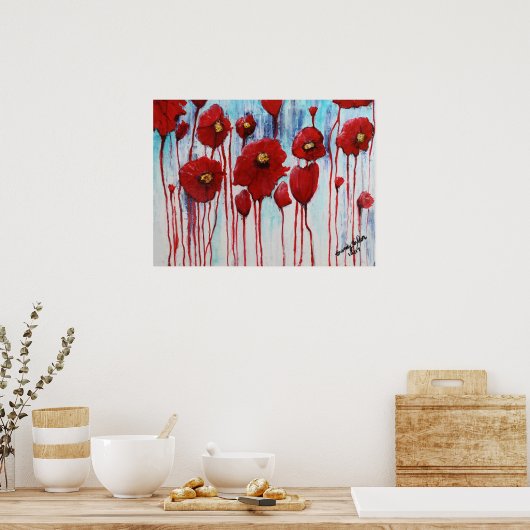 冬のケシ ポスター (キッチン)