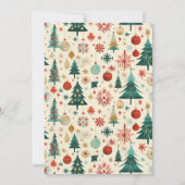 冬のコウノウ大切ォーク発表ベビーシャワー 招待状 (裏面)