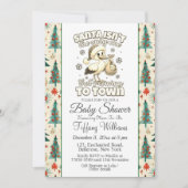 冬のコウノウ大切ォーク発表ベビーシャワー 招待状 (正面)