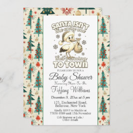 冬のコウノウ大切ォーク発表ベビーシャワー 招待状