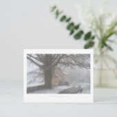 冬のコッツウォルズ ポストカード (スタンド正面)