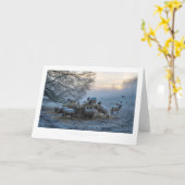 冬のコッツウォールズ カード (黄色い花)