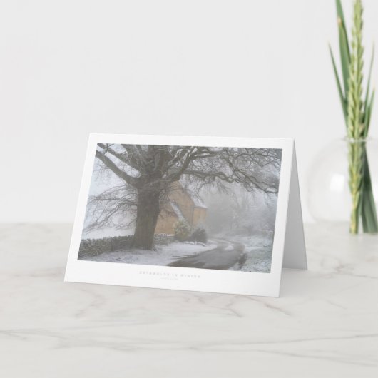 冬のコッツウォールズ カード (正面)