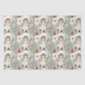 冬のコテージお洒落魔法クリスマスデクページ 薄葉紙 (正面)