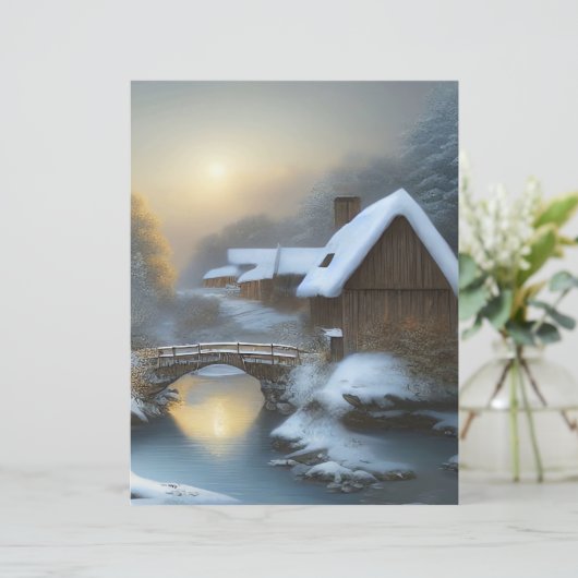 冬のコテージ (スタンド正面)