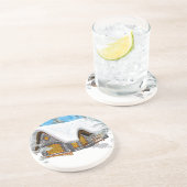 冬のコテージ コースター (側面)