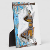 冬のコテージ フォトプラーク (側面)