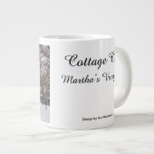 冬のコテージ- Martha's Vineヤード ジャンボコーヒーマグカップ (正面右)