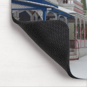 冬のコテージ- Martha's Vineヤード マウスパッド (コーナー)