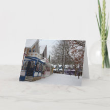 冬のコテージ- Martha's Vineyard Card