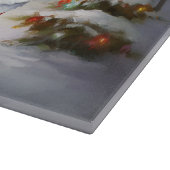 冬のコーギキャラバンクリスマスアドベンチャー カッティングボード (角)