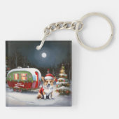 冬のコーギキャラバンクリスマスアドベンチャー キーホルダー (裏面)