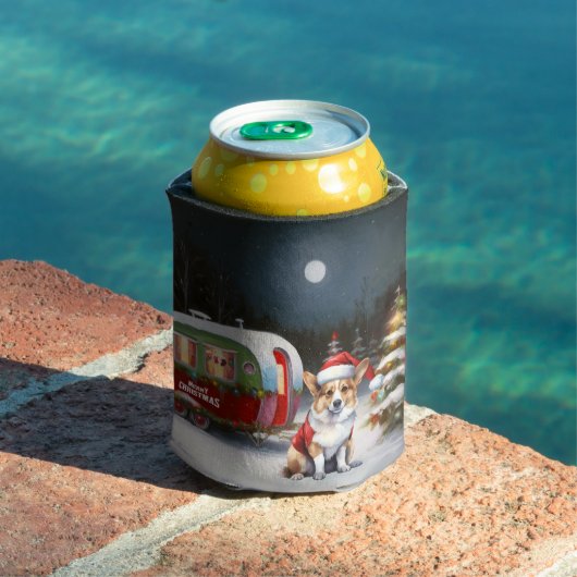 冬のコーギキャラバンクリスマスアドベンチャー 缶クーラー (インサイチュ プール)