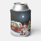 冬のコーギキャラバンクリスマスアドベンチャー 缶クーラー (缶裏面)