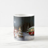冬のコーギーキャラバンクリスマスアドベンチャー コーヒーマグカップ (中央)