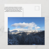 冬のコーブ山 ポストカード (正面/裏面)