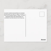 冬のコーブ山 ポストカード (裏面)