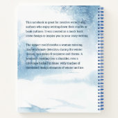 冬のサスペンス本カバーインスピレーションノート ノートブック (裏面)