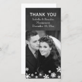 冬のサンキューカードシャンパンを飲む時間 サンキューカード (正面/裏面)