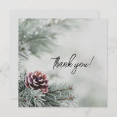 冬のサンキューカード サンキューカード (正面/裏面)