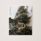 冬のシェットランド・シープドッグ ジグソーパズル (縦)