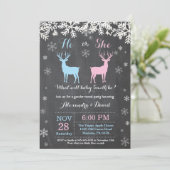 冬のシカの性は招待状を明らかにします 招待状 (スタンド正面)