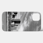 冬のシカゴのスカイラインの全景 Case-Mate iPhoneケース (裏面 (横))