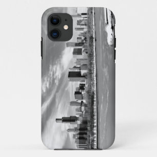 冬のシカゴスカイラインのパノラマビュー iPhone 11 ケース