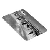 冬のシカゴスカイラインのパノラマ マグネット (右側)