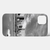 冬のシカゴスカイラインのパノラマ Case-Mate iPhoneケース (裏面 (横))