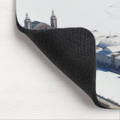 冬のシカゴ海軍埠頭 マウスパッド (コーナー)