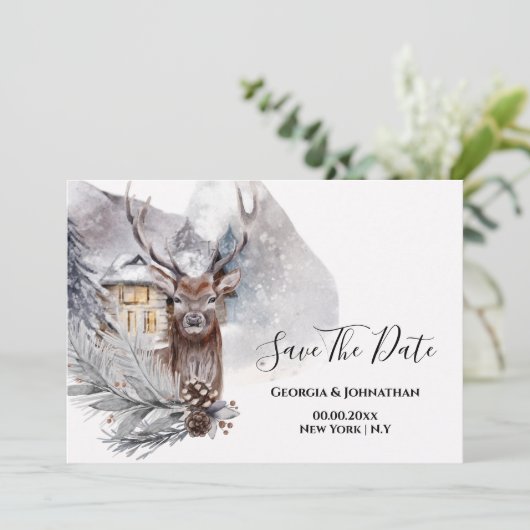 冬のシカマツのモミカップル セーブザデート (スタンド正面)