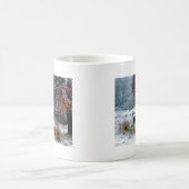 冬のシカ コーヒーマグカップ (中央)