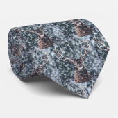 冬のシカ ネクタイ (ロール)