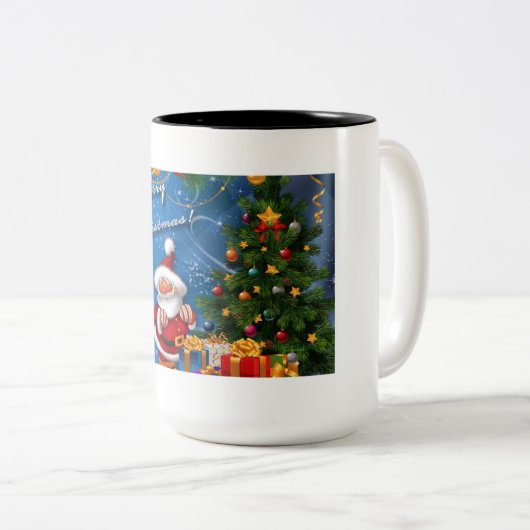 冬のシップスが楽しめるクリスマスマグ ツートーンマグカップ (正面右)