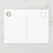 冬のシメイチョウの絵葉書 ポストカード (裏面)