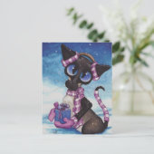 冬のシャム ポストカード (スタンド正面)