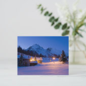 冬のシャレー日の出 ポストカード (スタンド正面)