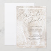 冬のシャンパン ガラ ご招待 招待状 (正面/裏面)