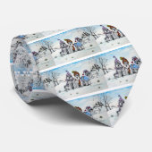 冬のシュナウツァー ネクタイ (ロール)