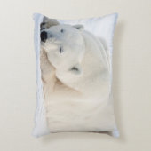 冬のシロクマ アクセントクッション (正面(垂直))