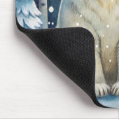 冬のシロクマ マウスパッド (コーナー)