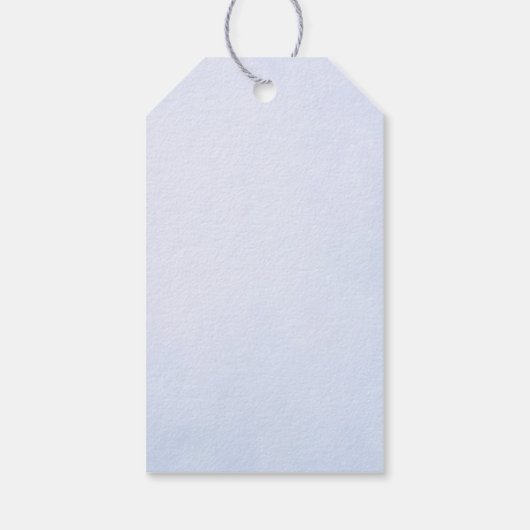 冬のシーンと鹿のギフトラベル ギフトタグ (裏面)