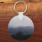 冬のシーンのキーチェーン キーホルダー (正面)