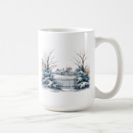 冬のシーンのマグカップ コーヒーマグカップ