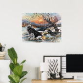 冬のシーンをニューエイズ ポスター (ホームオフィス)