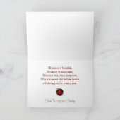 冬のシーンクリスマスカード シーズンカード (内部)