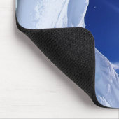 冬のシーンスノーボーダーマウスパッド マウスパッド (コーナー)