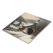 冬のシーンセラミックタイル タイル (側面)